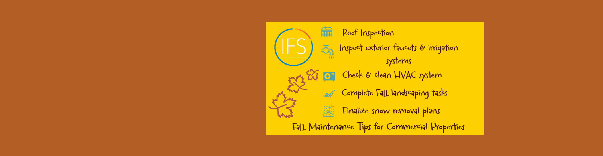 Fall Mainteance Tips for Commercial Facilities